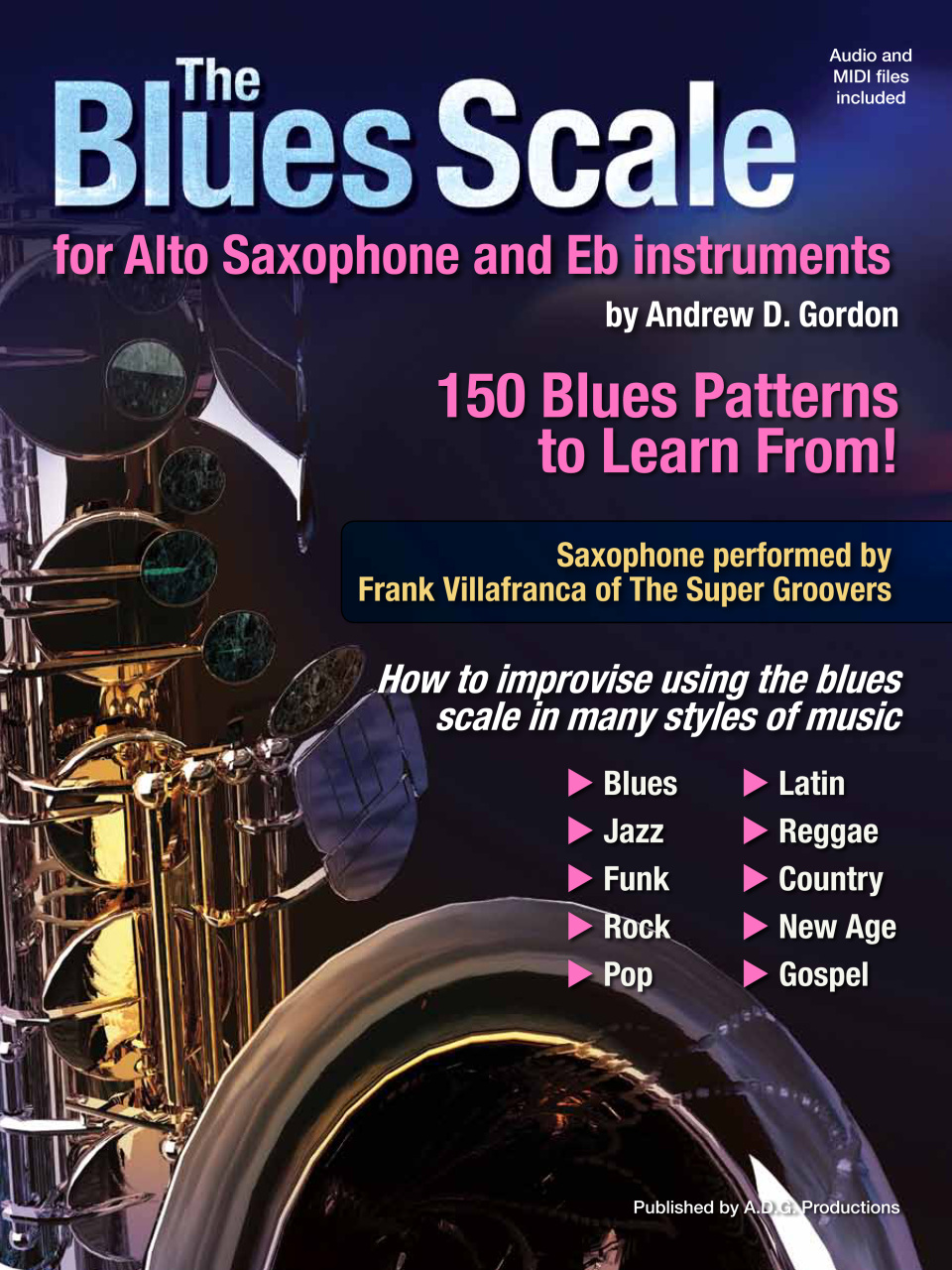 The Blues Scale for Alto Sax and Eb instruments - DIGITAL SHEET MUSIC  DOWNLOADS