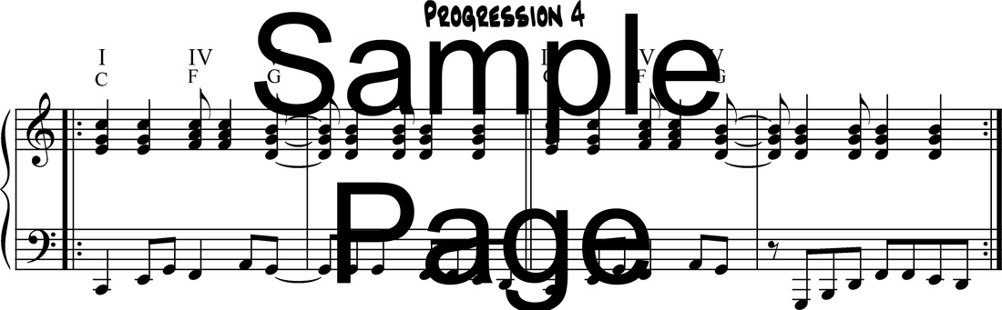 Pop/Rock Keyboard chord progressions - DIGITAL SHEET MUSIC DOWNLOADS