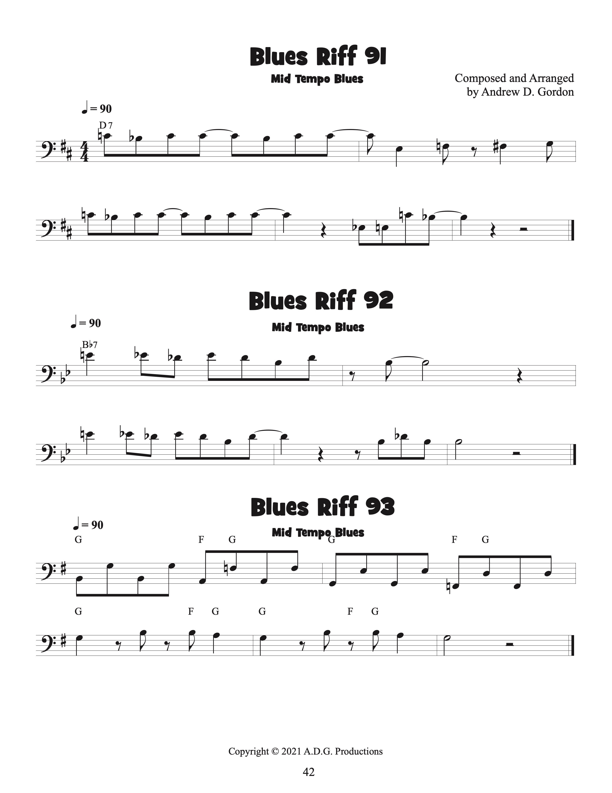 100 Ultimate Blues for Trombone Beginner Level
